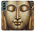 S4022 Vintage Buddha Face Golden Style Case For Samsung Galaxy S22 Plus