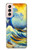S4005 Oil Color Painting Great Waves Case For Samsung Galaxy S21 5G
