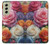 S3975 Colorful Roses Painting Case For Samsung Galaxy S21 FE 5G
