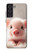 S3979 Cute Baby Pig Case For Samsung Galaxy S21 FE 5G
