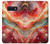 S4012 Red Marble Gold Veins Case For Samsung Galaxy S10e