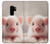 S3979 Cute Baby Pig Case For Samsung Galaxy S9 Plus