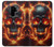S3986 Fire Skull Case For Samsung Galaxy S9 Plus