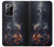 S3972 Burned Acoustic Guitar Graphic Case For Samsung Galaxy Note 20 Ultra, Ultra 5G