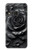 S3969 Black Rose Hard Brush Stroke Case For Samsung Galaxy A20e