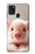 S3979 Cute Baby Pig Case For Samsung Galaxy A21s