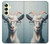 S3991 Goat Glasses Case For Samsung Galaxy A25 5G