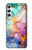 S4001 Multicolored Abstract Lilac Emerald Case For Samsung Galaxy A34 5G