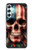 S4015 Skull American Flag Case For Samsung Galaxy A34 5G