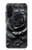 S3969 Black Rose Hard Brush Stroke Case For Samsung Galaxy A36