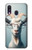 S3991 Goat Glasses Case For Samsung Galaxy A40