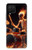 S3985 Fire Skull Drummer Case For Samsung Galaxy A42 5G