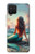 S4006 Oil Painting Mermaid Case For Samsung Galaxy A42 5G