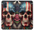 S4015 Skull American Flag Case For Samsung Galaxy A51