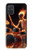 S3985 Fire Skull Drummer Case For Samsung Galaxy A71