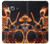 S3985 Fire Skull Drummer Case For Samsung Galaxy J3 (2016)