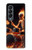S3985 Fire Skull Drummer Case For Samsung Galaxy Z Fold 4