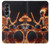 S3985 Fire Skull Drummer Case For Samsung Galaxy Z Fold 4