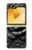 S3969 Black Rose Hard Brush Stroke Case For Samsung Galaxy Z Flip 6, Flip 7 FE