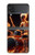S3985 Fire Skull Drummer Case For Samsung Galaxy Z Flip 4