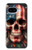 S4015 Skull American Flag Case For Google Pixel 9a