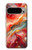 S4012 Red Marble Gold Veins Case For Google Pixel 9 Pro