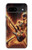 S3984 Fire Skeleton Playing Guitar Case For Google Pixel 8a