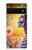 S3976 Colorful Skeleton Case For Google Pixel 6