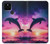 S3980 Dolphin Sunset Milky Way Case For Google Pixel 5