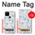 S4013 Seamless Cute Ghost Pattern Case For Google Pixel 5
