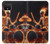 S3985 Fire Skull Drummer Case For Google Pixel 4