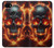 S3986 Fire Skull Case For Google Pixel 3a XL