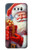 S4029 Xmas Smiling Santa Claus Gift Box Case For LG V30, LG V30 Plus, LG V30S ThinQ, LG V35, LG V35 ThinQ