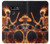 S3985 Fire Skull Drummer Case For LG G8 ThinQ