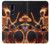 S3985 Fire Skull Drummer Case For LG G7 ThinQ