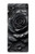 S3969 Black Rose Hard Brush Stroke Case For LG Velvet