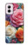 S3975 Colorful Roses Painting Case For Motorola Moto G Power 5G (2024)