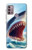 S4004 Oil Color Painting Giant Shark.jpeg Case For Motorola Moto G30, G20, G10