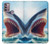 S4004 Oil Color Painting Giant Shark.jpeg Case For Motorola Moto G30, G20, G10