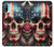 S4015 Skull American Flag Case For Motorola Moto E20,E30,E40