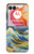 S4005 Oil Color Painting Great Waves Case For Motorola razr+ 2024, Motorola Razr 50 Ultra