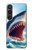 S4004 Oil Color Painting Giant Shark.jpeg Case For Sony Xperia 1 VI