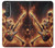 S3984 Fire Skeleton Playing Guitar Case For Sony Xperia 1 III