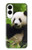 S1073 Panda Enjoy Eating Case For Samsung Galaxy S25 Edge