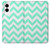 S1723 Mint Chevron Zigzag Case For Samsung Galaxy S25 Edge