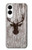 S2505 Reindeer Head Old Wood Texture Graphic Case For Samsung Galaxy S25 Edge