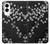S2544 Japanese Kimono Style Black Flower Pattern Case For Samsung Galaxy S25 Edge