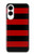 S2638 Black and Red Striped Case For Samsung Galaxy S25 Edge
