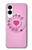 S2847 Pink Retro Rotary Phone Case For Samsung Galaxy S25 Edge