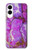 S2907 Purple Turquoise Stone Case For Samsung Galaxy S25 Edge